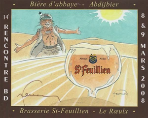 HERMANN  etiquette de bière signe 2008 - Picture 1 of 1