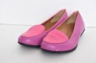 Dansko Nastacia Pink Purple Nappa Leather Comfort Loafers Shoes Women's Sz 38