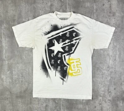 Футболка Y2K Famous Stats and Straps белая размер M - Изображение 1 из 4