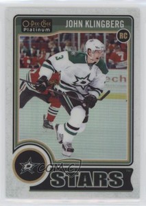 2014-15 O-Pee-Chee Platinum White Ice /199 John Klingberg #189 Rookie RC