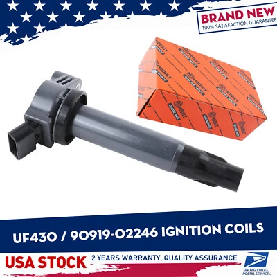 Ignition Coils OEM UF430/90919-02246 1pc For Toyota Highlander 3.3L V6 2004-2010 - Image 1 of 4