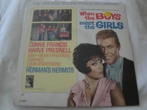 When The Boys Meet The Girls - The Original Sound Track Recording VINYL LP ALBUM - Picture 1 of 2