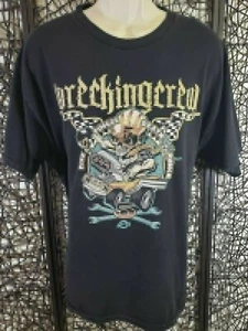 FIVE FINGER DEATH PUNCH WRECKING CREW MENS TEE T SHIRT BLACK SIZE XL 2013 - Picture 1 of 3