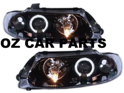 Monaro ANGEL EYE Halo Black Altezza Headlights HOLDEN COMMODORE VT SS EXECUTIVE  - image 1 of 3