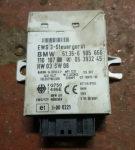 BMW E46 E39 E83 E53 E85 MINI EWS 3 IMMOBILISER MODULE 61.35-6905666 - Picture 1 of 1