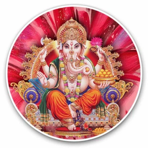 2 x Vinyl Stickers 30cm - Hindu Lord Ganesha Indian India Cool Gift #21688 - Picture 1 of 9
