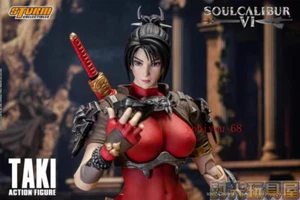 Figura de acción Storm SoulCalibur VI ninja hembra TAKI 6 en 1/12 modelo juguetes regalo - Imagen 1 de 10