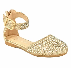 Lucita FU9KS Baby & Toddler Dress Pageant Evening & Party Shoes Champagne size 6 - Picture 1 of 5