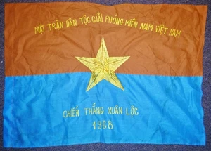 Battle of Xuan Loc - VC Flag - Tet Offensive 1968 - Viet Cong, Vietnam War - F.c - Picture 1 of 4