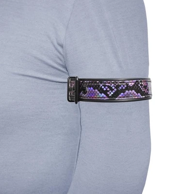 Armband Leather Harness for Man Adjustable Armband Harness Belt 2 PCS Snakeskin - Image 1 of 4