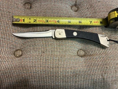 ¡¡Raro!! Cuchillo Puma Black Handle 870 Angler 12871 Lockback 1978 mfg Foto 1 de 4