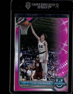 2021-22 Bowman University Pink #89 Chet Holmgren - Picture 1 of 2
