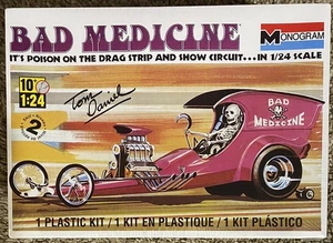Monogram Tom Daniel BAD MEDICINE Its Poison On the Drag Strip 1/24 #85-4937 -AD1 - Bild 1 von 4