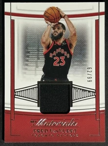 2020-21 National Treasures NBA Materials Patch Fred VanVleet 62/99 NBA-FVV - Picture 1 of 3