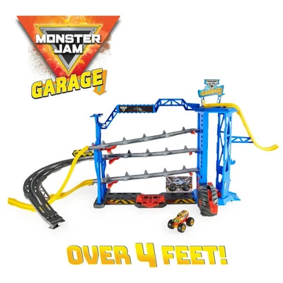 Grave Digger Monster卡车车库玩具套装 — 第 1/4 张图片