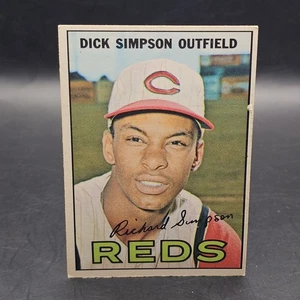 1967 O-Pee-Chee #6 Dick Simpson Reds EX Set Break *GLEECARDS* - Picture 1 of 2