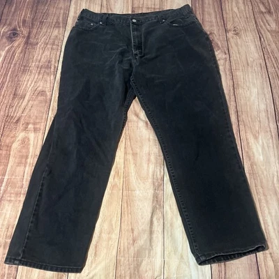 Faded Glory Black Wash Jeans Regular Fit Men’s 40x30 - Image 1 of 4