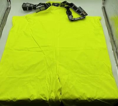 Babero Helly Hansen Workwear Unisex Impermeable Alta Lluvia-Alta Visibilidad Amarillo-Talla: 3XL Foto 1 de 4