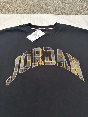 Moletom Nike Air Jordan Essential 85 2XL xadrez brasão lã DV1574-011 - Imagem 1 de 4