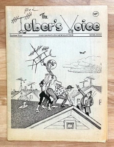 TUBER'S VOICE Couch Potato Newsletter No. 4 1983, TV Fan Zine, Robert Armstrong - Picture 1 of 3