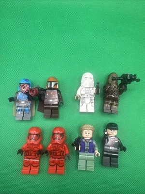Authentic LEGO Minifigure Lot of 8 Star Wars Figures - Image 1 of 4