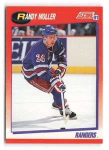 1991-92 Score Canada #79 Randy Moller New York Rangers - Picture 1 of 2