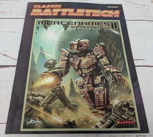 Classic Battletech Mercenaries Supplemental II 35025 FanPro WK Games 2005 - Imagen 1 de 11