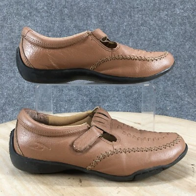 Zapatos Dr Scholls para mujer 6 M Mary Jane cuero marrón punta redonda informales cómodos Foto 1 de 4