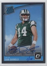 2022 Honors Recollection Collection /10 Sam Darnold (2018 Donruss Optic) Auto