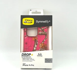 OtterBox Symmetry+ Case For iPhone 14 Pro Flamingo Pink - Picture 1 of 2