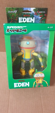 Super 7 Netflix Eden Supervinyl Series A-37 Full Size 6” Vinyl Figure New Cover