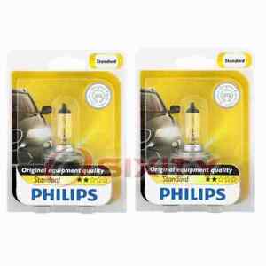 2 pc Philips High Beam Headlight Bulbs for Renault Clio Duster Fluence im