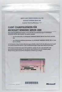 1 CAL DEVICE (Geräte) für Windows 2008 Server Standard R1 und R2 NEU - Bild 1 von 1