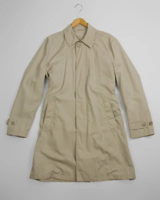 Ermenegildo Zegna Lightweight Khaki Brown Mac Coat, SIZE US 42R/EU 52 - Image 1 of 4