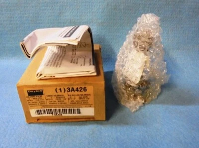GRAINGER DAYTON SOLENOID VALVE 3A426, 1/4" PIPE SS - Image 1 of 4