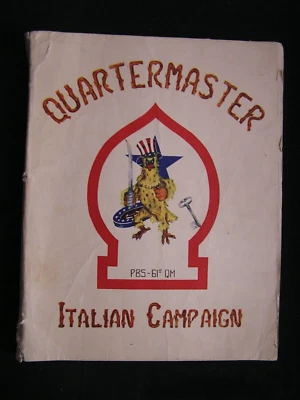 U S Army WWII QUARTERMASTER ITALIAN CAMPAIGN PBS-61st History Mediterranean pics - Image 1 of 4