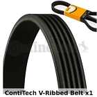 ContiTech V-Ribbed Belt - 5PK836 , 5 Ribs - Fan Belt Alternator, Drive Belt