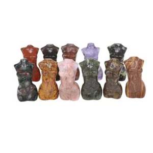 Piedras Mixtas de Colores Talladas Fitness Modelo de Belleza Reiki Cristal Curación 5/10 piezas - Imagen 1 de 2