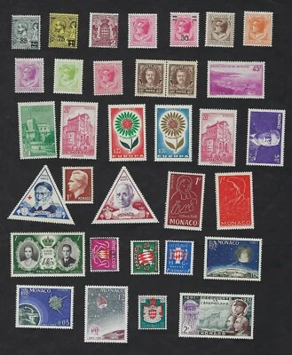 Monaco N°lot de 39 Timbres neufs sans trace de charnière, très très beaux - Photo 1/2