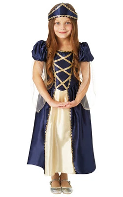 Girls Licensed RENAISSANCE PRINCESS Tudor Medieval Fancy Dress Costume Book Week - Image 1 of 4