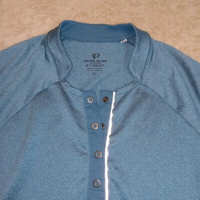 Camiseta deportiva de ciclismo Pearl Izumi Select para mujer 1/4 a presión azul XL Foto 1 de 4