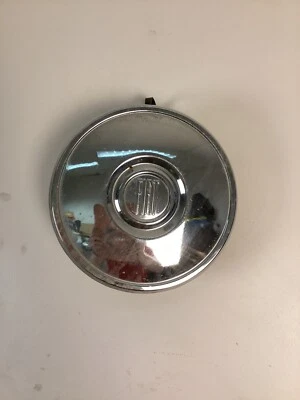Fiat 600 Chrome Silver Steel Vintage Hubcap Wheel Cover Trim Hot Rod - Image 1 of 2