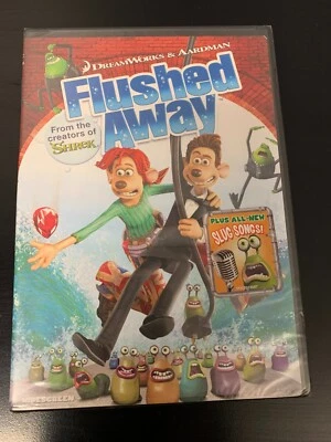 Flushed Away Widescreen DVD *NEW* + Slug Songs! Unopened DVD, Low Shipping! Foto 1 de 2