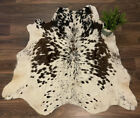 New Cow Hide Rug Natural Pattern Cow Skin Black Brown And White New Cowhide