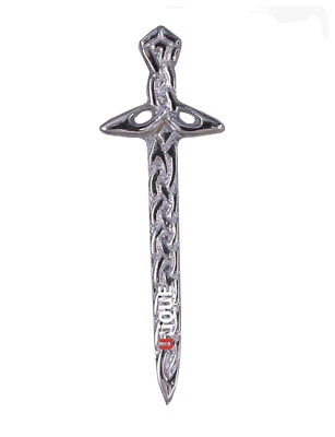 "Alfiler escocés de 4"" de largo con diseño de gaita Highland para hombre" Foto 1 de 3