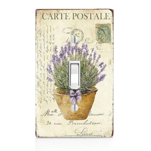 Lavender in a Pot Light Switch Cover, Home Décor, Night Light, Cabinet Knob - Picture 1 of 13