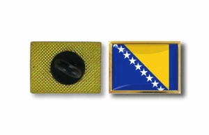 spilla pin pin's spille spilletta giacca bandiera distintivo badge bosnia - Picture 1 of 1