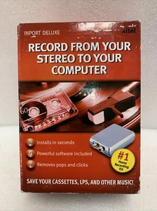 XITEL Import Deluxe Audio Recording Kit Save Cassettes LPs & Other Music USB NEW - Picture 1 of 8