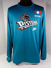 2022-23 Detroit Pistons Game Issued Teal Shooting Shirt Nike Classic Ed XL 12S
