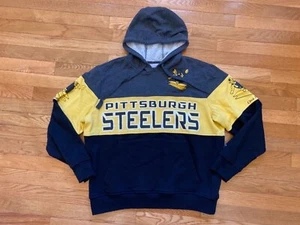 Nfl Starter VTG look Pittsburgh Steelers Hoodie Youth sz L - Picture 1 of 4